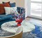 15” Patriotic Star Gleam ‘N Burst Centerpiece – Red White & Blue Metallic 4th of July Table Decoration – Independence Day USA Party Tabletop Decor